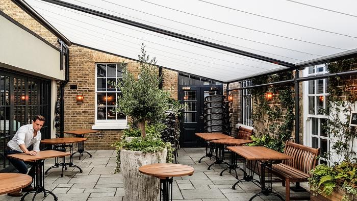 Bellfort Terrace Awning® for The Crown, Chiswick